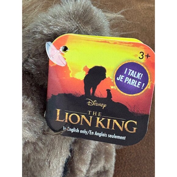 NEW Disney's THE LION KING 2019 PUMBA plush 7" no sound - please read!!!!!!! - Picture 7 of 10